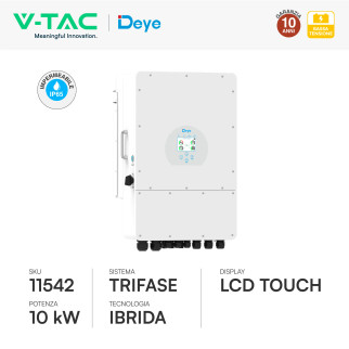 24 Pannelli Solari 410W + Inverter 10kW + Batteria V-Tac