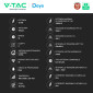 Immagine 3 - V-Tac Deye Inverter Trifase Ibrido On-Grid / Off-Grid 10kW IP65 10 Anni con Display LCD Certificato CEI 0-21 - SKU 12168