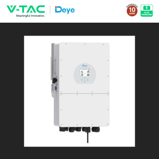 V-Tac Inverter Trifase Ibrido On-Grid / Off-Grid 10kW IP65 CEI 0-21