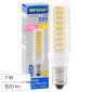 Immagine 1 - Imperia Lampadina LED E14 7W Tubolare T19 SMD Trasparente - mod. 213575 / 213582