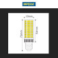 Immagine 7 - Imperia Lampadina LED E14 7W Tubolare T19 SMD Trasparente - mod. 213575 / 213582