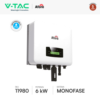 Kit 15 Pannelli Solari 410W + Inverter Monofase 6kW + Quadri DC/AC