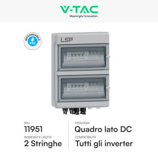 Kit 15 Pannelli Solari 410W + Inverter Monofase 6kW + Quadri DC/AC