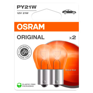 Acquista Osram Original Line 21W - 2 Lampadine PY21W