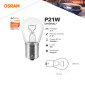 Immagine 2 - Osram Original Line PY21W 21W 12V per Luci di Segnalazione Auto - 2 Lampadine mod. 7506-2BL