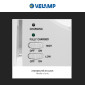 Immagine 6 - Velamp Lampada d'emergenza LED 4,5W 20 SMD Anti Black-Out Portatile Dimmerabile Ricaricabile con Alimentatore - mod. IR160EVO