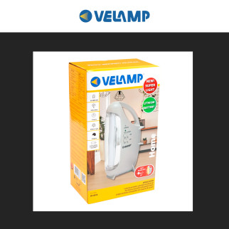 Velamp Lampada LED Anti Black-Out 4,5W Portatile Ricaricabile