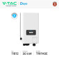 Immagine 2 - V-Tac Deye Inverter On Grid 30kW Trifase IP65 con Display LCD e Wi-Fi per Impianto Fotovoltaico CEI 0-21 - SKU 11812