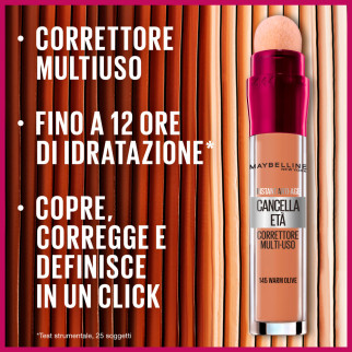Correttore Liquido Il Cancella Età 145 Warm Olive Maybelline New York