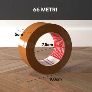 Nastro Adesivo Silenzioso Professionale 5cm x 66m