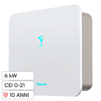 V-Tac Inverter Monofase Ibrido On-Grid / Off-Grid 6kW IP65