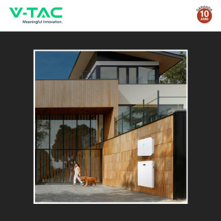 V-Tac Inverter Monofase Ibrido On-Grid / Off-Grid 6kW IP65