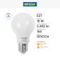 Immagine 4 - Imperia Lampadina LED E27 15W Goccia A60 Filament 163 lm/W in Vetro Bianco - mod. 213933 / 213940