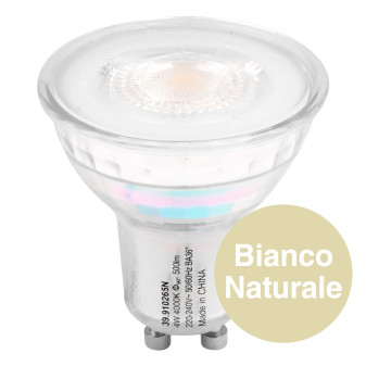 Life Faretto LED PAR16 GU10 4W SMD in Vetro per Alte Temperature