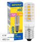 Immagine 1 - Imperia Lampadina LED E14 4W Tubolare T16 SMD Trasparente - mod. 213551