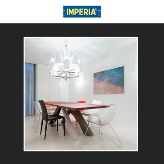 Imperia Lampadina LED E14 4W Tubolare T16 SMD Trasparente