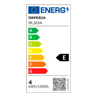 Imperia Lampadina LED E14 4W Tubolare T16 SMD Trasparente