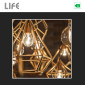 Immagine 5 - Life Lampadina LED E27 3,8W Goccia A60 Filament 212 lm/W in Vetro Trasparente - Confezione da 3 - mod. 39.920862C303