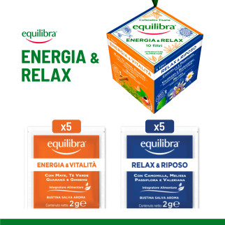 Equilibra Cofanetto Tisane Energia & Relax