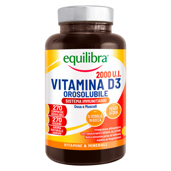 Equilibra Integratore Alimentare Vitamina D3 Equilibra Integratore Alimentare Vitamina D3