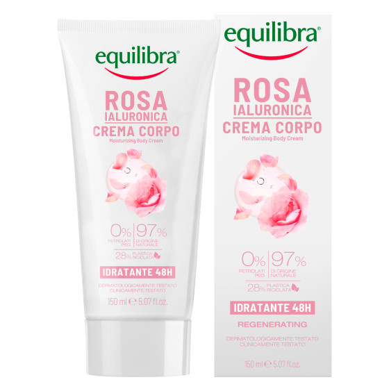 Equilibra Rosa Ialuronica Crema Corpo Rigenerante Idratante 48h Equilibra Rosa Ialuronica Crema Corpo Rigenerante Idratante 48h