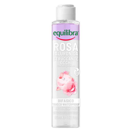 Equilibra Rosa Ialuronica Struccante Occhi 2in1 Bifasico Equilibra Rosa Ialuronica Struccante Occhi 2in1 Bifasico