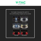 Immagine 6 - V-Tac Torcia Frontale Doppia Sorgente LED SMD 3W + COB 5W IP43 Ricaricabile con Cavo USB e Fascia Regolabile - SKU 23340