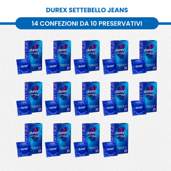 Preservativi Durex Jeans Classici Easy On 140 Profilattici