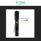 Immagine 6 - V-Tac Torcia LED SMD 10W IP54 1000lm Dimmerabile e Ricaricabile con Cavo USB - SKU 23338