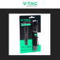Immagine 11 - V-Tac Torcia LED SMD 10W IP54 1000lm Dimmerabile e Ricaricabile con Cavo USB - SKU 23338