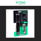 Immagine 12 - V-Tac Torcia LED SMD 10W IP54 1000lm Dimmerabile e Ricaricabile con Cavo USB - SKU 23338
