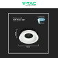Immagine 6 - V-Tac Faretto LED COB 12W Da Incasso Rotondo con Paralume a Nido d'Ape CCT Changing Color 3in1 Colore Bianco - SKU 23672