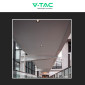 Immagine 4 - V-Tac Faretto LED COB 12W Da Incasso Rotondo con Paralume a Nido d'Ape CCT Changing Color 3in1 Colore Nero - SKU 23671