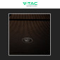 Immagine 5 - V-Tac Faretto LED COB 12W Da Incasso Rotondo con Paralume a Nido d'Ape CCT Changing Color 3in1 Colore Nero - SKU 23671