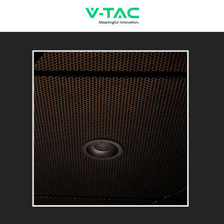 V-Tac Faretto LED COB 12W Incasso Rotondo CCT Nero