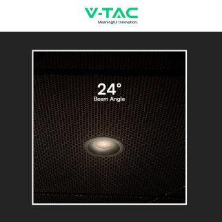 V-Tac Faretto LED COB 12W Incasso Rotondo CCT Nero
