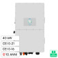 Immagine 1 - V-Tac Deye Inverter Trifase Ibrido On-Grid / Off-Grid 40kW IP65 Garanzia 10 Anni Certificato CEI 0-21 e CEI 0-16 - SKU 12300