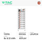 Immagine 2 - V-Tac Armadio Rack da Terra 8 Accumulatori BMS LiFePO4 40,96kWh per Inverter Trifase Fotovoltaico CEI 0-21 e 0-16 - SKU 12296