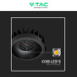 Immagine 10 - V-Tac Faretto LED COB 24W da Incasso Rotondo con Paralume a Nido d'Ape CCT Changing Color 3in1 Colore Nero - SKU 23675