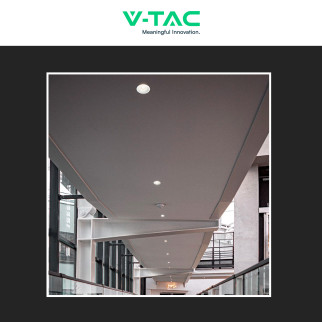 V-Tac Faretto LED COB 24W Incasso Rotondo CCT Bianco