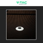 Immagine 5 - V-Tac Faretto LED COB 24W da Incasso Rotondo con Paralume a Nido d'Ape CCT Changing Color 3in1 Colore Bianco - SKU 23676