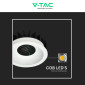 Immagine 10 - V-Tac Faretto LED COB 24W da Incasso Rotondo con Paralume a Nido d'Ape CCT Changing Color 3in1 Colore Bianco - SKU 23676