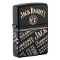 Immagine 1 - Zippo Premium Accendino a Benzina Ricaricabile e Antivento con Fantasia Jack Daniel's - mod. 46279