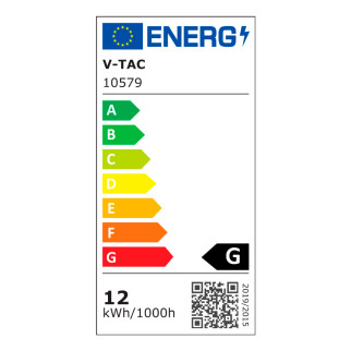 V-Tac Faretto LED COB 12W Incasso Rotondo Orientabile CCT