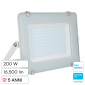 Immagine 1 - V-Tac Pro VT-200 Faro LED 200W Faretto SMD Chip Samsung IP65 Colore Bianco - SKU 21420 / 21421