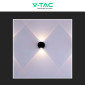 Immagine 6 - V-Tac VT-2502 Lampada LED da Muro 2W COB IP54 Doppio Fascio Luminoso Applique Colore Nero - SKU 10584 / 10586
