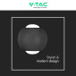 Immagine 9 - V-Tac VT-2502 Lampada LED da Muro 2W COB IP54 Doppio Fascio Luminoso Applique Colore Nero - SKU 10584 / 10586