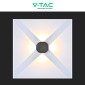 Immagine 6 - V-Tac VT-2544 Lampada LED da Muro 4W COB IP54 con 4 Fasci Luminosi Applique Colore Nero - SKU  10588 / 10590