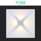 Immagine 6 - V-Tac VT-2544 Lampada LED da Muro 4W COB IP54 con 4 Fasci Luminosi Applique Colore Bianco - SKU 10589 / 10591