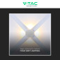 Immagine 10 - V-Tac VT-2544 Lampada LED da Muro 4W COB IP54 con 4 Fasci Luminosi Applique Colore Bianco - SKU 10589 / 10591